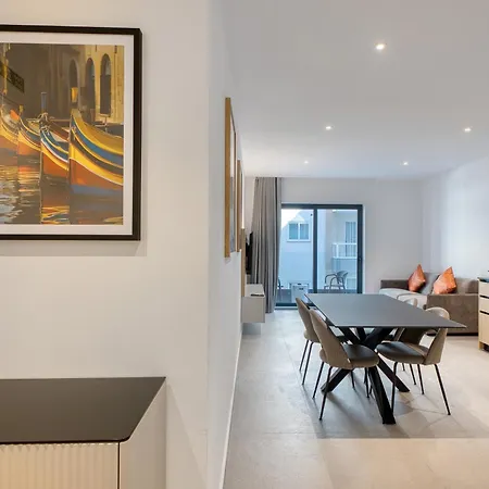Beautiful Designed, Msida Block With Wifi And Ac * Tal-Hriereb